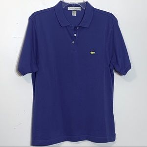 EUC Masters Collection Bright‎ Blue Golf Polo Shirt